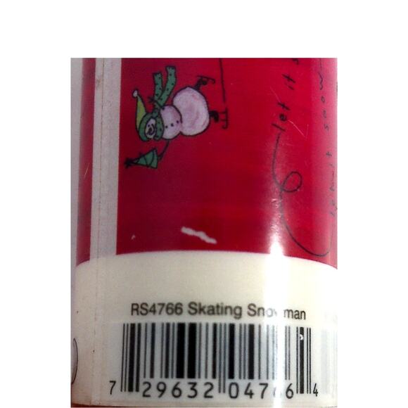 Hampton Art Christmas Stickers Mara Mi Skating Snowman - Picture 5 of 6